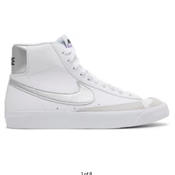 Blazer Mid '77 GS 'White Metallic Silver' size 7 - Picture 2 of 9